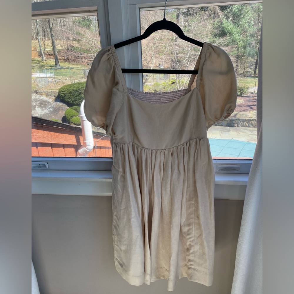 Jcrew Linen Cupro Dress